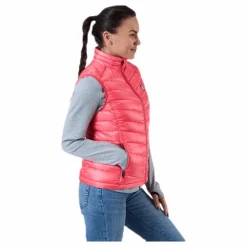Tuxer Sofia Waistcoat Pink Rosa New
