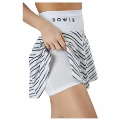 Sofia/print Skirt Thin Stripe White/black*BOW19 New