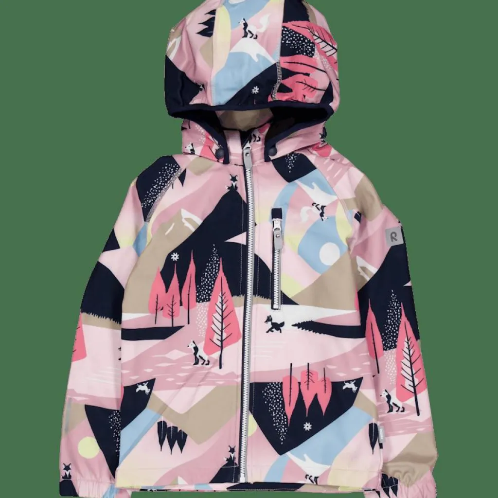 Reima Softshell Jacket Vantti Grey Pink Grey och Pink Sale