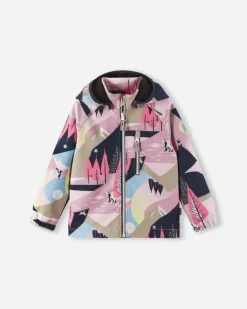 Reima Softshell Jacket Vantti Grey Pink Grey och Pink Sale
