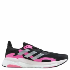 adidas SolarBoost 3 Shoes Core Black / Screaming Pink / Halo Silver Online