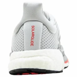 adidas SolarGlide 3 Shoes Dash Grey / Silver Metallic / Signal Pink / Coral Clearance