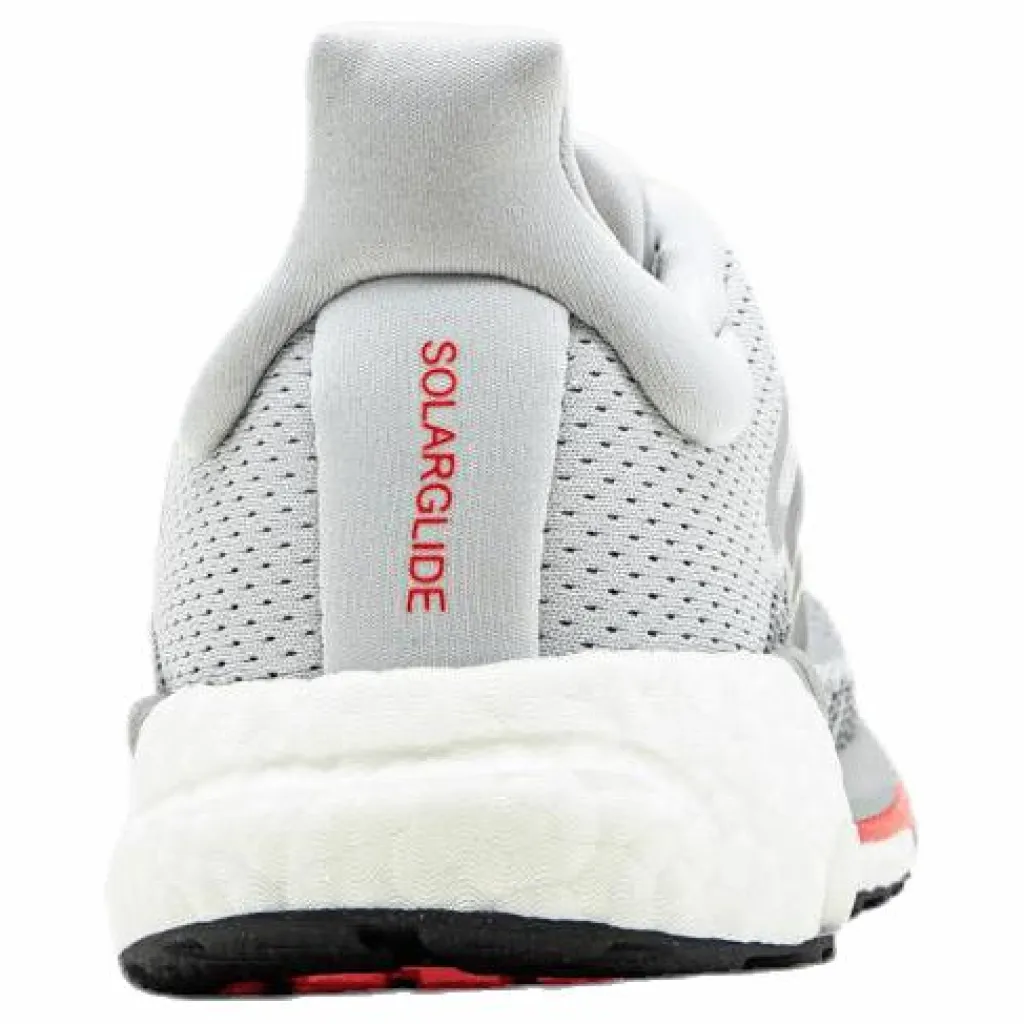 adidas SolarGlide 3 Shoes Dash Grey / Silver Metallic / Signal Pink / Coral Clearance