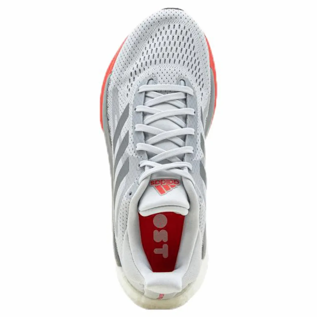 adidas SolarGlide 3 Shoes Dash Grey / Silver Metallic / Signal Pink / Coral Clearance