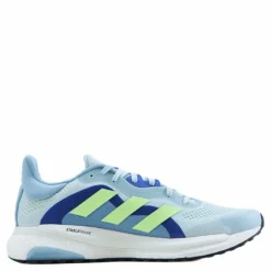 adidas SolarGlide 4 ST Shoes Halo Blue / Signal Green / Sonic Ink Best