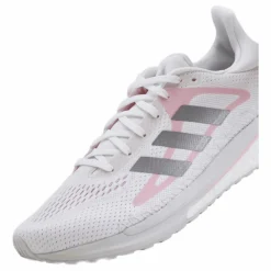 SolarGlide Shoes Cloud White / Silver Metallic / Fresh Candy*adidas Hot