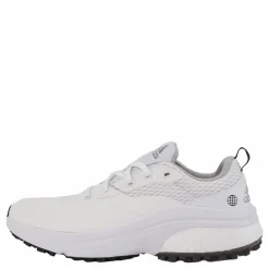 adidas Solarmotion Spikeless Golf Shoes Cloud White / Dark Silver Metallic / Core Black Vit Clearance