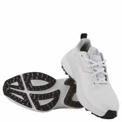 adidas Solarmotion Spikeless Golf Shoes Cloud White / Dark Silver Metallic / Core Black Vit Clearance