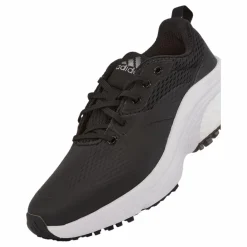 adidas Solarmotion Spikeless Golf Shoes Core Black / Cloud White / Pulse Lime Svart Clearance