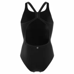 adidas Solid Fitness Swimsuit Black Svart