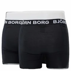 Björn Borg Solid Shorts 2-Pack Svart Discount