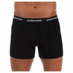 Björn Borg Solid Shorts 3-Pack Black Svart
