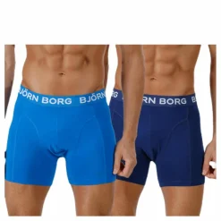 Björn Borg Solid Shorts 2-Pack Blue Blå New