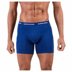 Björn Borg Solid Shorts 5-Pack Blue/Patterned Blå och Mönstrad Sale