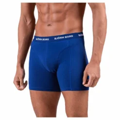 Björn Borg Solid Shorts 5-Pack Blue/Patterned Blå och Mönstrad Sale