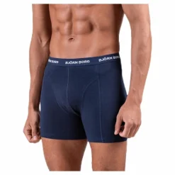 Björn Borg Solid Shorts 5-Pack Blue/Patterned Blå och Mönstrad Sale