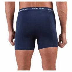 Björn Borg Solid Shorts 5-Pack Blue/Patterned Blå och Mönstrad Sale