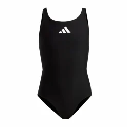 adidas Solid Small Logo Swimsuit Black / White Svart Discount