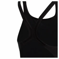 adidas Solid Small Logo Swimsuit Black / White Svart Discount