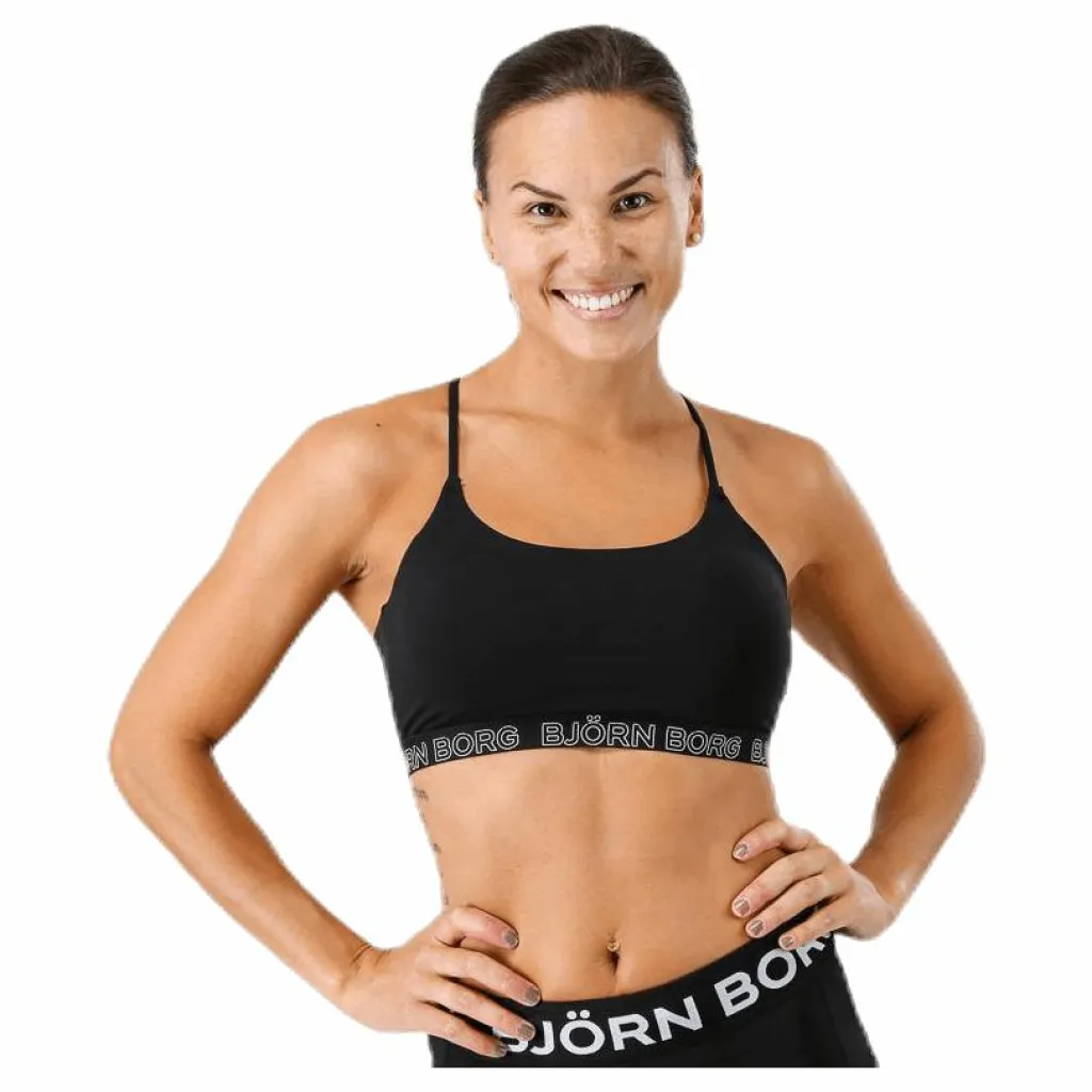 Björn Borg Solids Sahara Soft Top Noos Black Svart New
