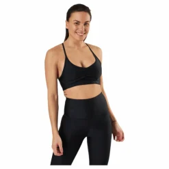 BLACC Soul Ruched Bra Black Svart Hot