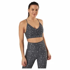 BLACC Soul Ruched Bra Patterned/Grey Mönstrad och Grå Outlet