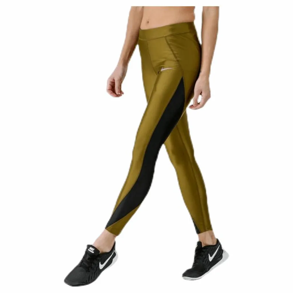 Speed Metallic 7/8 Tight Black/Green*Nike New