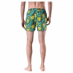 Happy Socks Sponge Bob Swim Shorts Blue/Yellow Blå och Gul