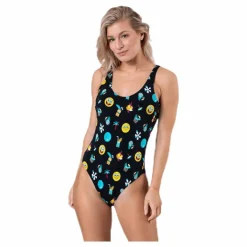 Happy Socks Sponge Bob Swimsuit Black Svart Clearance