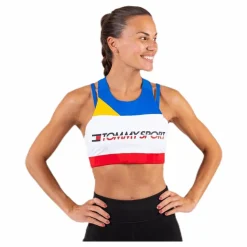 Sport Bra Mid Impact Back Detail Blue*Tommy Hilfiger Sport Best