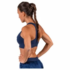 Tommy Hilfiger Sport Sports Bra Medium Tri Logo Blue Blå Discount