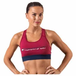 Sports Bra Medium Tri Logo Red*Tommy Hilfiger Sport Best