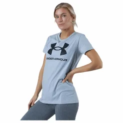 Under Armour Sportstyle Graphic SS Black/Grey Svart och Grå Clearance