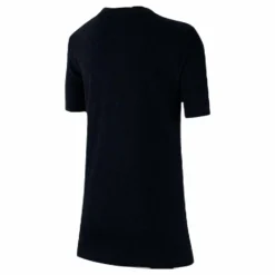 Nike Sportswear Big Kids' Cotton T-Shirt BLACK/LT SMOKE GREY Svart Discount