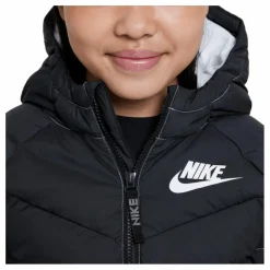 Nike Sportswear Big Kids' (girls')  Black/white/white Svart