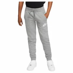 Sportswear Club Fleece Big Kids' Pants CARBON HEATHER/COOL GREY/WHITE*Nike Online
