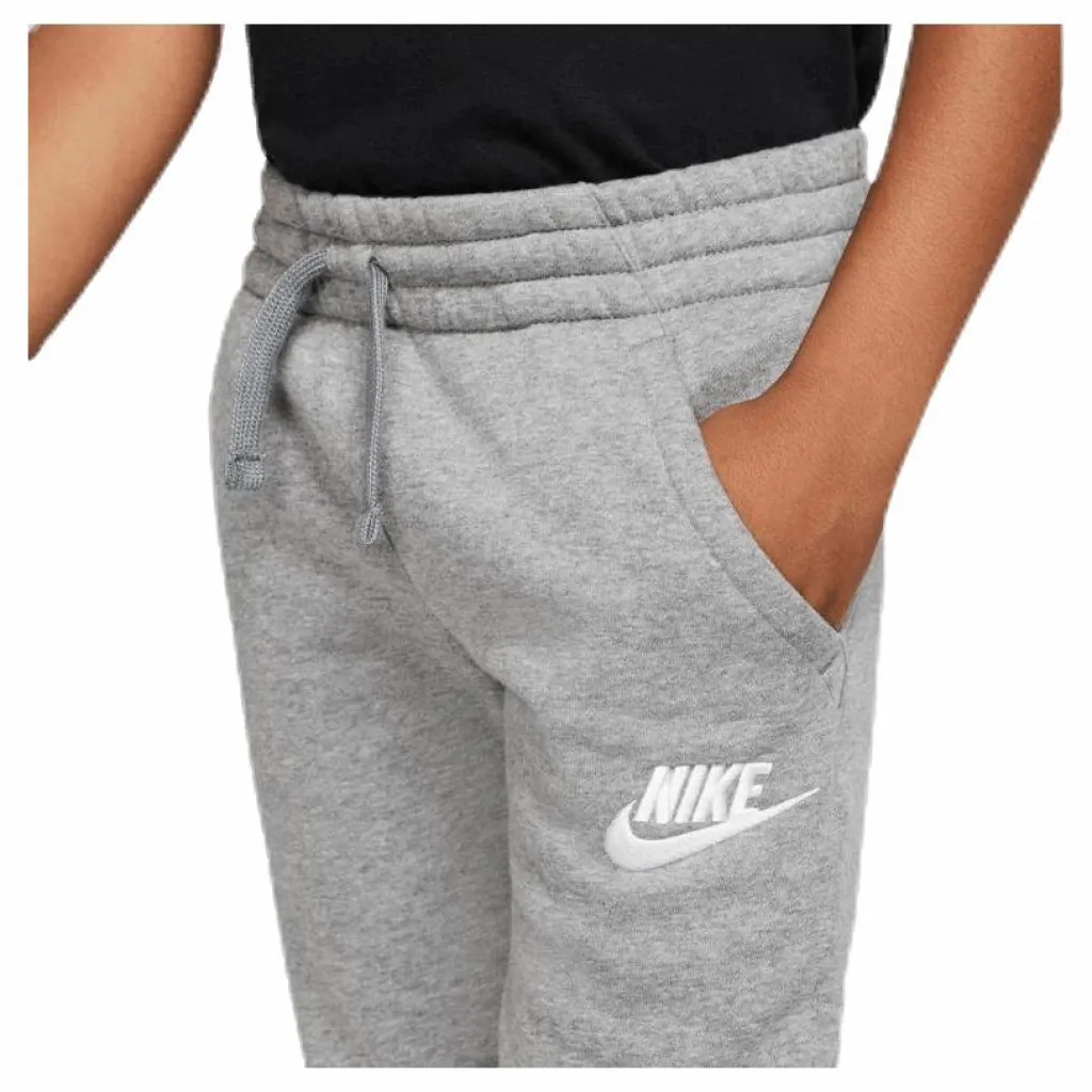 Sportswear Club Fleece Big Kids' Pants CARBON HEATHER/COOL GREY/WHITE*Nike Online