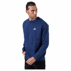 Sportswear Club Fleece Crew MIDNIGHT NAVY/WHITE*Nike Best