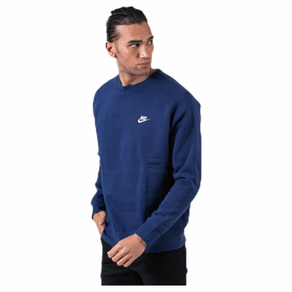 Sportswear Club Fleece Crew MIDNIGHT NAVY/WHITE*Nike Best