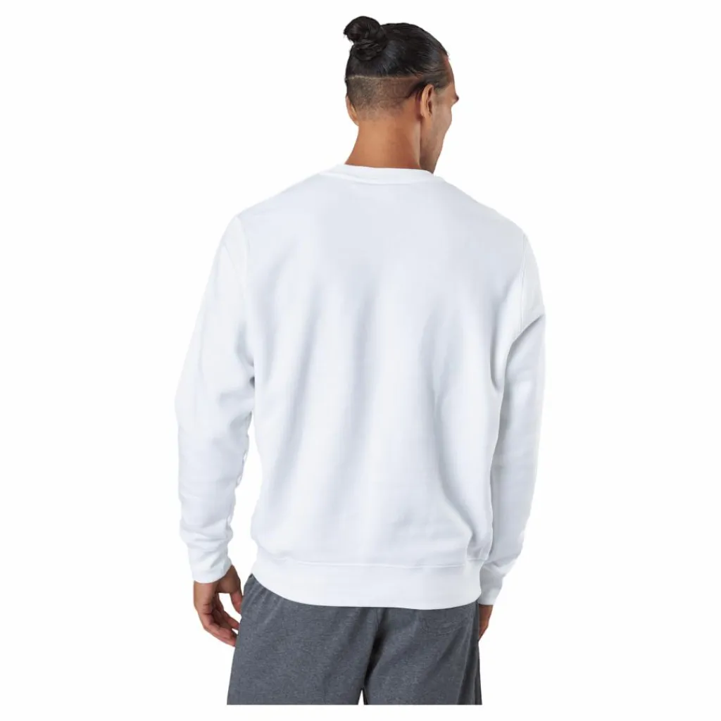 Nike Sportswear Club Fleece Crew WHITE/BLACK Vit Discount