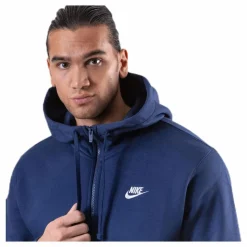 Sportswear Club Fleece Men's Full-Zip Hoodie MIDNIGHT NAVY/MIDNIGHT NAVY/WHITE*Nike Discount