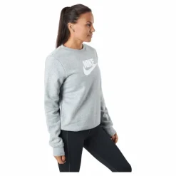 Sportswear Club Fleece Women's Crew DK GREY HEATHER/WHITE*Nike Best