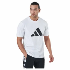 adidas Sportswear Future Icons Three Bar Tee White Vit Hot