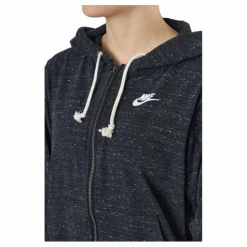 Sportswear Gym Vintage Women's Full-Zip Hoodie BLACK/WHITE*Nike Discount