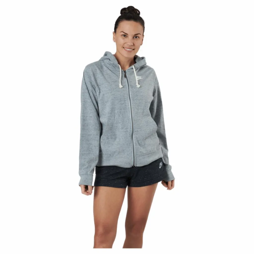 Sportswear Gym Vintage Women's Full-Zip Hoodie DK GREY HEATHER/WHITE*Nike Online