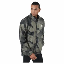 adidas Sportswear Three Bar Graphics Track Jacket Multicolor / Orbit Green / Carbon Flerfärgad