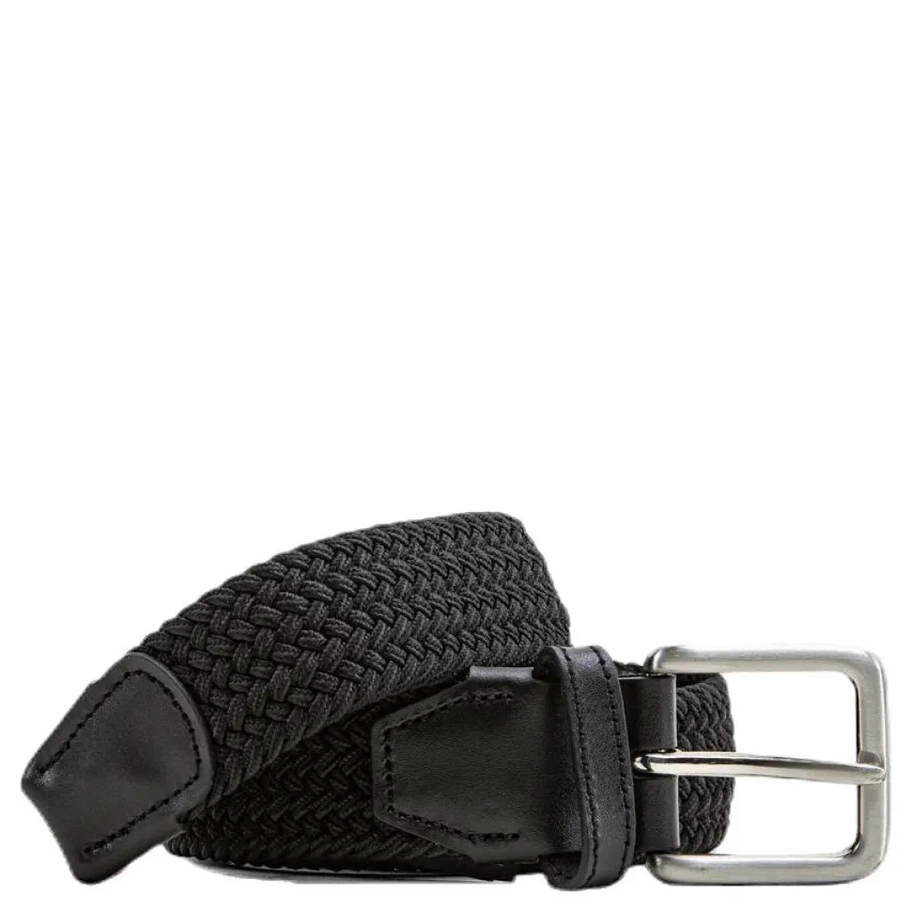 Jack & Jones Spring Woven Belt Gift Box Black Svart Online