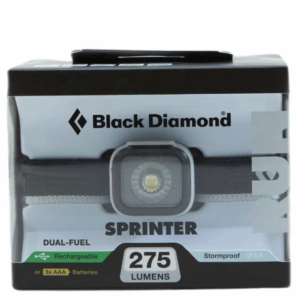 Black Diamond Sprinter 275 Headlamp Grey Grå New