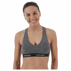 Sprite Racerback Bra Grey*Icebreaker Hot