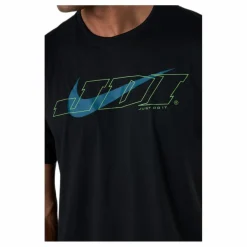 Nike SS Top Green/Black Svart Clearance